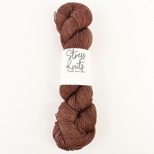 Stress Knits Favorite Yarn SW Merino Nylon Blend Hand Dyed Dahlia Colorway